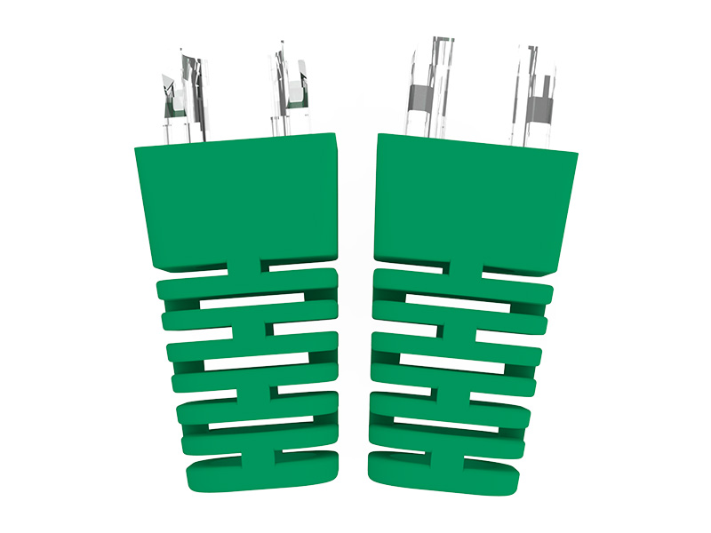 02-107-008 PC+PVC RJ45 ストレインリリーフ