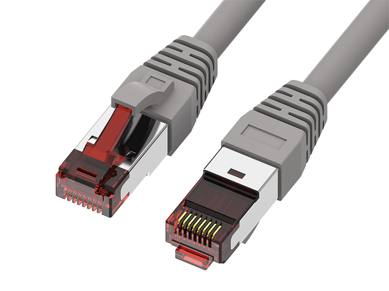 シールド付き S/FTP CAT.6A 抗菌パッチコード